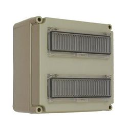 Elosztószekrény 2x12modul kalapsínnel műanyag 300mmx 300mmx 170mm PVT 3030 ÁK 2x12 Csatári Plast - CSP33106000