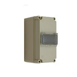 Elosztószekrény 6modul kalapsínnel műanyag 300mmx 150mmx PVT 1530 ÁK 1x6 - NÁF Csatári Plast - CSP31103000