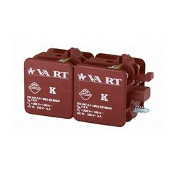 Érintkezőblokk vezérlőkészülékhez előlapra 2-z 2-ny 6A/AC15/230V csavaros VA Elektronika - K22