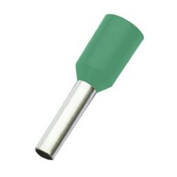Érvéghüvely DIN-VDE szigetelt normál 16mm2 18mm zöld TRACON - E127