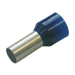 Érvéghüvely DIN-VDE szigetelt normál 2.5mm2 12mm kék TRACON - E117