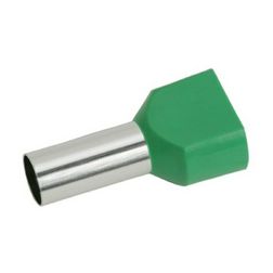 Érvéghüvely szigetelt iker 2x 16mm2 29mm zöld H16,0/29 ZH GN Weidmüller - 9037360000