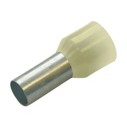 Érvéghüvely szigetelt normál 10mm2 12mm elefántcsont Haupa - 270742