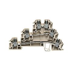 Érzékelő/beavatkozó sorkapocs 3-vez 24A 250V 3-szintes csavaros/ bézs DLD 2.5 DB Weidmüller - 1784180000