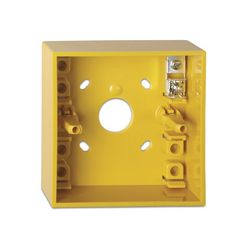 Fali doboz hátsó rész DM7xx kézi jelzésadóhoz  IP24D sárga 88x88x32mm  UTCF - DMN787Y