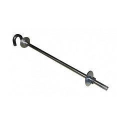 Fali horog átmenő menetes tűzihorganyzott acél 300mm-hossz CONUS - 9600