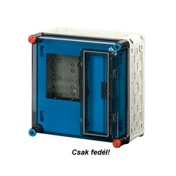 Fedél csapófedeles átlátszó 300mmx 300mmx műanyag Mi 72203 FED Hensel - 1093431