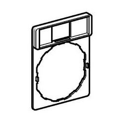 Felirati tábla tartó d22 téglalap 30mm x 40mm x fekete Harmony XB4 Schneider - ZBZ32