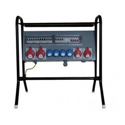 Felvonulási szekrény állványon 4x3P16A/230V 2x5P16A/400V 2x5P32A/400V 80A CSEF 01 Csatári Plast - CSP51021001