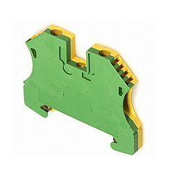 Földelő sorkapocs 1-szintes 0,5-4mm2 zöld/sárga TS35 csavaros WPE 4 Weidmüller - 1010100000