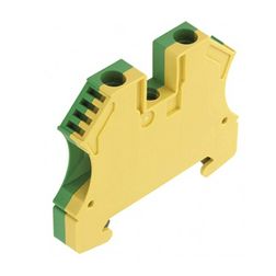 Földelő sorkapocs 1-szintes 0,5-6mm2 zöld/sárga TS35 csavaros robbanásbiztos WPE 6 Weidmüller - 1010200000