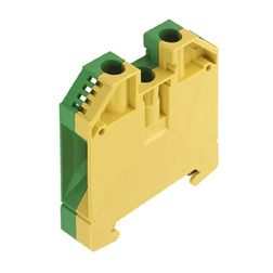 Földelő sorkapocs 1-szintes 1,5-16mm2 zöld/sárga TS35 csavaros WPE 16 Weidmüller - 1010400000