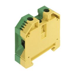 Földelő sorkapocs 1-szintes 2,5-35mm2 zöld/sárga TS35 csavaros robbanásbiztos WPE 35 Weidmüller - 1010500000