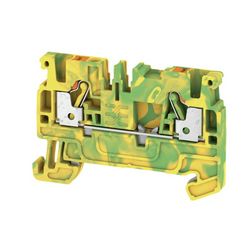 Földelő sorkapocs TS35 1-szintes 0.5-2.5mm2 zöld-sárga dugaszolós A2C 2.5 PE Weidmüller - 1521680000