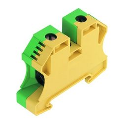 Földelő sorkapocs TS35 zöld/sárga csavaros DIN (kalap)sín 35mm WPE 35N Weidmüller - 1717740000