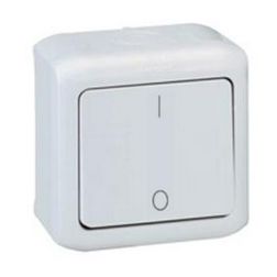 Forix 102 2P kapcsoló betét komplett házban szürke falonkívüli csavaros IP44 1- LEGRAND - 782386