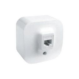 Forix telefon csatlakozó betét teljes fedéllel RJ11 műanyag fehér LEGRAND - 782414