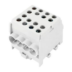 Fővezetéki leágazókapocs 150/125A Cu/Al csavaros szürke 2x35+6x25mm2  HLAK 35-1/6 M2 Pollmann - 2080183