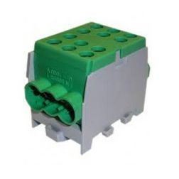 Fővezetéki leágazókapocs 150/125A Cu/Al csavaros zöld/sárga 2x35+4x25mm2  HLAK 35-1/4 M2 Pollmann - 2080180