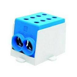 Fővezetéki leágazókapocs 250/250A Cu/Al csavaros kék4x70mm3 1-pólus HLAK 70-1/2 Pollmann - 2080148