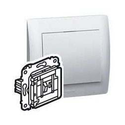 Galea 101 1P hotelkártya-kapcsoló +jelzőfény betét közp. fedéllel szürke süllyesztett LEGRAND - 775954