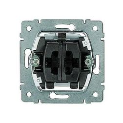 Galea 106+6 kettős váltókapcsoló kezelőelem szürke süllyesztett IP21 2- billentyű/gomb LEGRAND - 775808