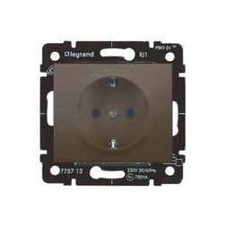 Galea 162 dugalj földelt központi fedlap bronz IP20 süllyesztett szorítókapcsos LEGRAND - 771262