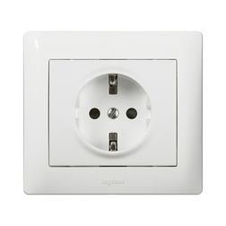 Galea 162 dugalj földelt központi fedlap fehér IP20 süllyesztett szorítókapcsos LEGRAND - 771062