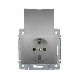 Galea 162 dugalj földelt központi fedlap gyerekzárral alumínium IP20 süllyesztett LEGRAND - 771364