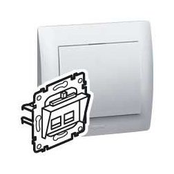 Galea adatcsatlakozó dugalj betét UTP 2xRJ45 8(8) Cat6 csavaros LEGRAND - 775823