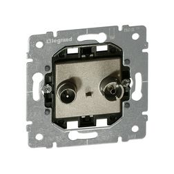 Galea antenna aljzat TV-R csillagpontos süllyesztett 2-kimenet végzáró 1.5dB/860MHz LEGRAND - 775786