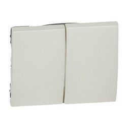 Galea billentyű gyöngyház kettős kapcs/nyg.-hoz fehér üres-jel IP21 műanyag fényes LEGRAND - 771512