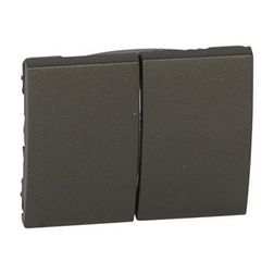 Galea billentyű mélybronz kettős kapcs/nyg.-hoz bronz üres-jel IP21 műanyag fényes LEGRAND - 771212