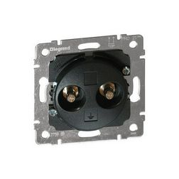 Galea EPH csatlakozóaljzat 2kivezetéssel betét beépített 2-es dugalj műanyag LEGRAND - 775988