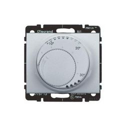 Galea szobatermosztát analóg standard betét 5-30°C 5A 230V süllyesztett alumínium LEGRAND - 775685