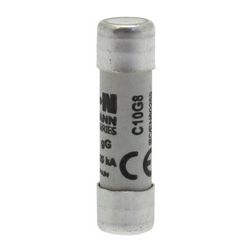 Hengeres biztosítóbetét gG gL/gG 10x38mm 8A 500V AC Bussmann EATON - C10G8
