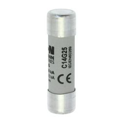 Hengeres biztosítóbetét gG gL/gG 14x51mm 25A 690V AC Bussmann EATON - C14G25