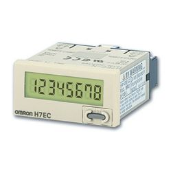 Impulzusszámláló összegző kontaktus bemenet előlapba 7digit 30Hz H7EC-N OMRON - 672687