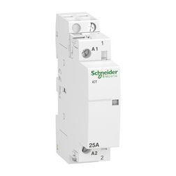 Installációs kontaktor sorolható 25A 250V AC 1-z 230-240V AC-műk 1mod Acti9 iCT Schneider - A9C20731