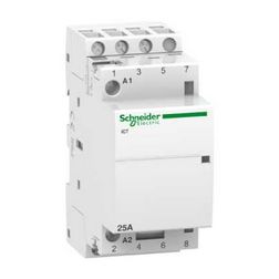 Installációs kontaktor sorolható 25A 400V AC 3-z 220-240V AC-műk 2mod Acti9 iCT Schneider - A9C20833