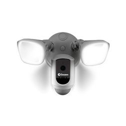 IP dómkamera WiFi FHD 2400lmLED 125°PIR 2irányú hang sziréna fix fókusz 2Mp kültéri fali Swann - SWIFI-FLOCAM2W