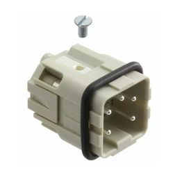 Ipari csatlakozó betét apa 4P 10A csavaros csapos más rézötvözet-érintkező Han 4A-STI-S HARTING - 09200042611