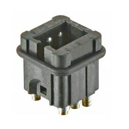 Ipari csatlakozó betét apa 6P 10A 25V csavaros hüvely Staf 06 Pos. M Insert Screw HARTING - 09700062616