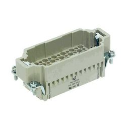 Ipari csatlakozó betét apa 72P 10A 250V krimpelt csapos termoplaszt-betét Han 72 DD-Sti-C HARTING - 09160723001