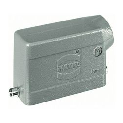 Ipari csatlakozó ház lengő dugó négyszögletes alumínium IP65 Han 10B-gs-R-M25 HARTING - 19300101541