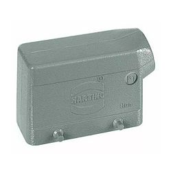 Ipari csatlakozó ház lengő dugó négyszögletes alumínium IP65 Han 16B-gs-21 HARTING - 09300161520