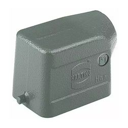 Ipari csatlakozó ház lengő dugó négyszögletes alumínium IP65 Han 6B-gs-M20 HARTING - 19300061540