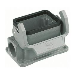 Ipari csatlakozó ház zárt ajlzat négyszögletes alumínium IP65 Han 6B-asg1-LB-16 HARTING - 09300061251