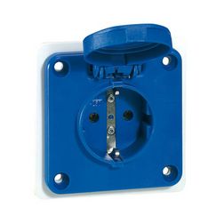 Ipari dugalj beépíthető 2P+E egyenes IP54 műanyag csavaros P17 Tempra LEGRAND - 057672