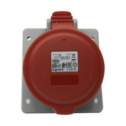 Ipari dugalj beépíthető 3P+N+E 32A 400V(50+60Hz) piros IP44 P17 Tempra PRO Dafbe-324k06 m LEGRAND - 555289